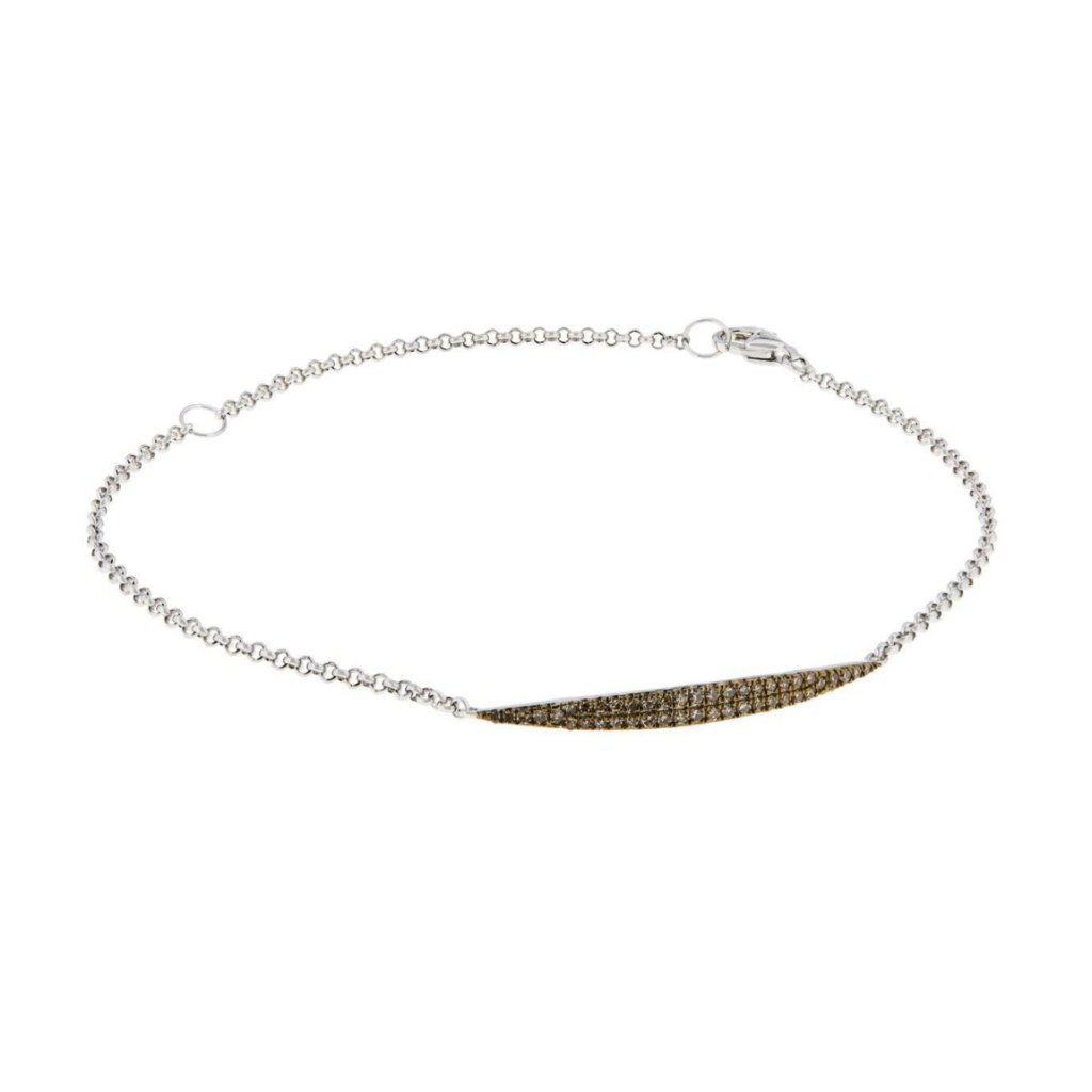 Colleen Lopez Sterling Silver 0.33ctw Diamond Bracelet, 7
